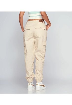 Jogger Unicolor Con Bolsillos Tipo Cargo Unser