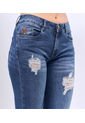 Jean Slim Para Mujer Con Rotos Unser de Unser