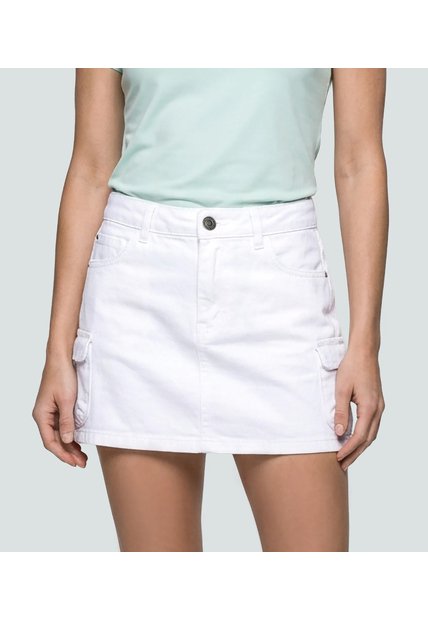 Falda Para Mujer Blanco Unser