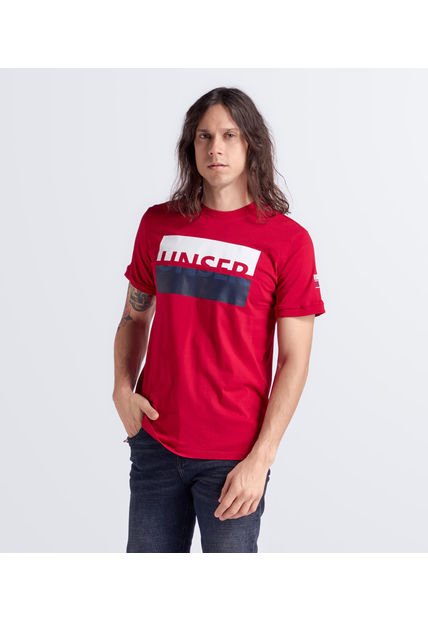 Camiseta Para Hombre Slim Unser