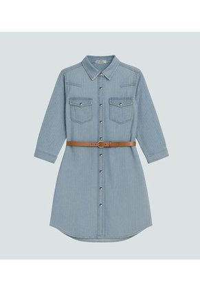 Vestido Para Mujer Azul Medio_Oscuro Unser