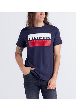 Camiseta Para Hombre Slim Unser