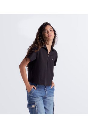 Polo Para Mujer Con Cremallera Unser