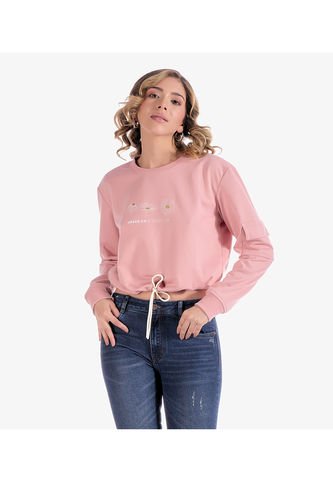 Buzo Para Mujer Corto Con Estamapado Delantero Unser Unser