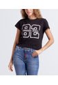 Camiseta Unicolor Con Estampado Para Mujer Unser de Unser