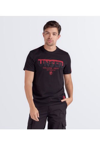 Camiseta Para Hombre Slim Unser Unser