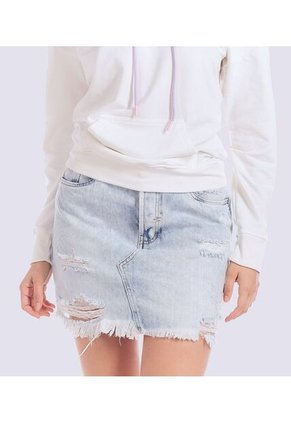 Falda Para Mujer En Denim Unser