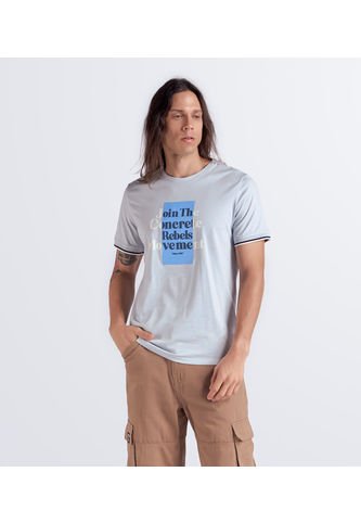 Camiseta Unicolor Estampada Unser Unser