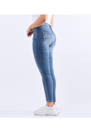 Jean Skinny Para Mujer Tiro Alto Unser