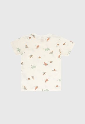 Camiseta Beige Multicolor Up Baby