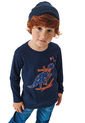 Camiseta Manga Larga Azul-Naranja Up Baby de Up Baby