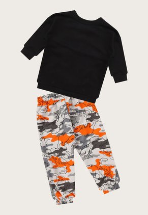 Conjunto Azul-Blanco-Naranja Up Baby