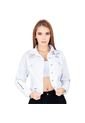 Chaqueta Blanca, Con Estampado Y Destroyed UP 1012 de Up Jeans