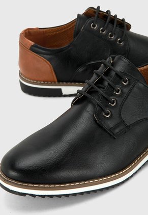 Zapato Casual Negro-Blanco Urban Tokyo