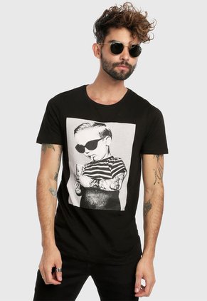 Camiseta Negro-Blanco Urban Tokyo