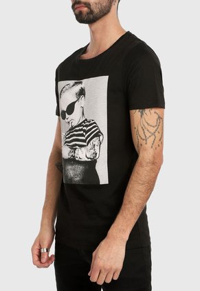 Camiseta Negro-Blanco Urban Tokyo