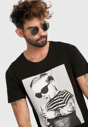 Camiseta Negro-Blanco Urban Tokyo