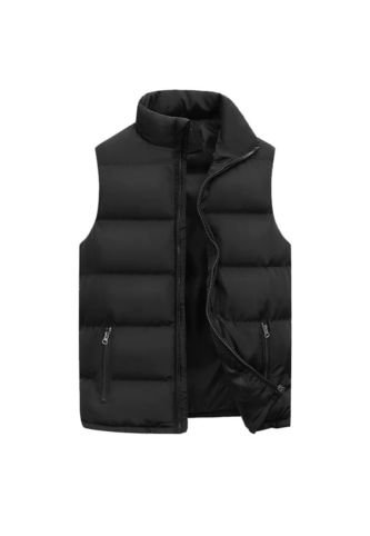 Chaleco Hombre Acolchado Negro JH811 UrbenMood