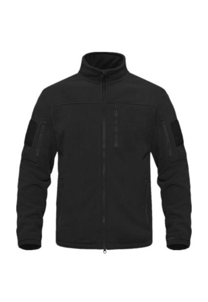 Chaqueta Buzo Hombre Tactico Negro SH123