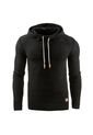 Buzo Saco Capucha Ajustado Hombre Casual 461 Negro de UrbenMood
