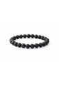 Manilla Pulsera Hombre Roca Lava Negra 8mm de UrbenMood