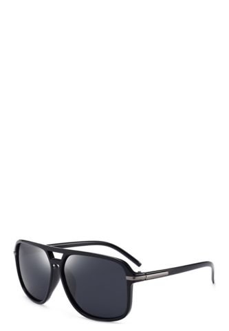 Gafas Sol Hombres Espejo Conduccion Retro 1152 Negro UrbenMood