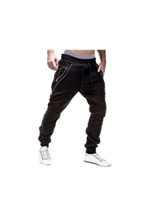 Pantalón Deportivo Hombres Sudadera 7984 Negro