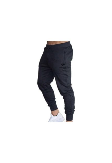 Pantalón Deportivo Hombres Ajustado 12039 Negro - Compra Ahora | Dafiti  Colombia
