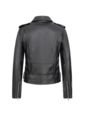 Chaqueta Mujer Cuero PU Suave Motocicleta AM01 Negro de UrbenMood