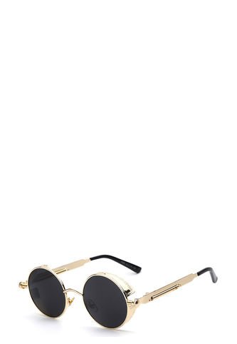 Gafas De Sol Goticas Vintage UV400 Negro Dorado UrbenMood