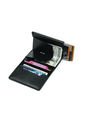 Billetera Ecocuero Aluminio Hombre Bloqueo RFID 6059L Azul de UrbenMood
