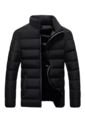 Chaqueta Casual Hombre Acolchada EDA104 Negro Gris de UrbenMood