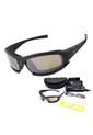 Gafas Militar Motocicleta 4 Lentes Color Negro Polarizadas de UrbenMood