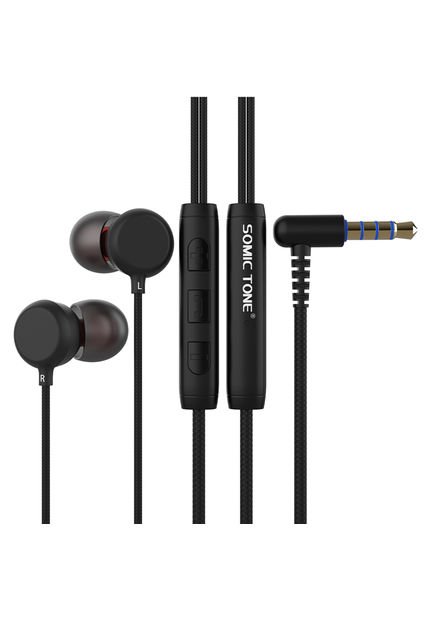 Audifonos In Ear Estereo Deportivos Manos Libres S608 Negro