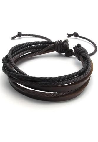 Manilla Hombre Cuero Cuerda Marron UrbenMood