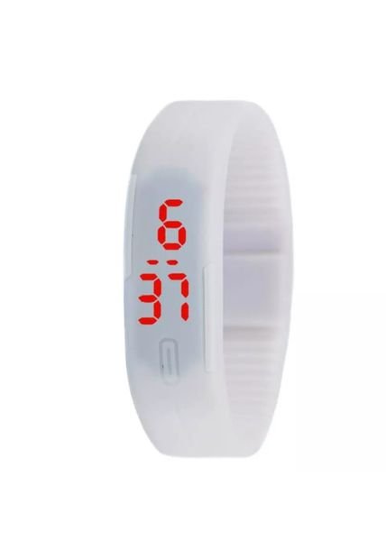 Reloj Manilla Impermeable De Silicona - Color Blanco-