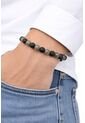 Pulsera Hombre Labradorita Verde Piedra Lava 8mm de UrbenMood