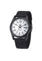 Reloj Analogo Militar Acero Manilla Algodon Color Negro de UrbenMood