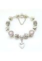 Pulsera Mujer Cuentas Cristal Murano Plateada 3495 de UrbenMood