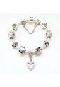 Pulsera Mujer Cuentas Cristal Murano Plateada 3742 de UrbenMood