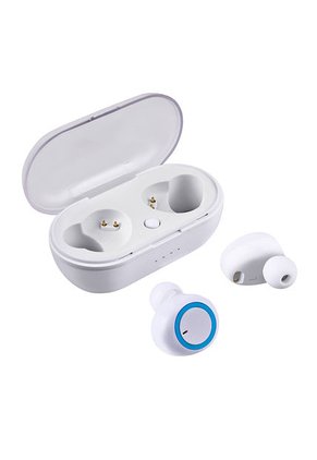 PS5253Mini Audifonos TWS Bluetooth Estereo Deportivos In Ear A2 Blanco Azul