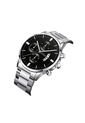 Reloj Hombre Pulsera Lujo Quarzo Acero Inoxidable S6982 Plateado Negro de UrbenMood