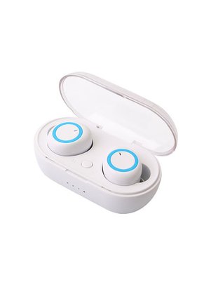 PS5253Mini Audifonos TWS Bluetooth Estereo Deportivos In Ear A2 Blanco Azul