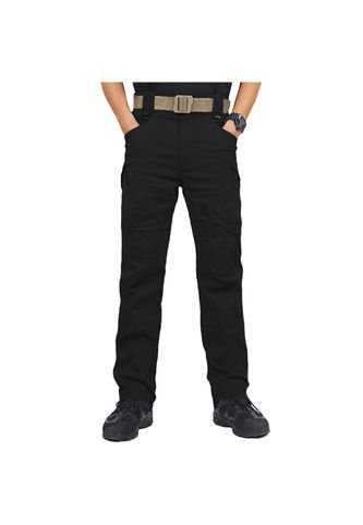 Pantalon Cargo Satin Negro