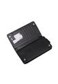 Billetera Hombre Plegable Larga Cuero PU Con Cierre 13036 Cafe de UrbenMood