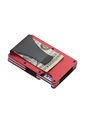 Billetera Tarjetero Hombre Aluminio Bloqueo RFID 0221 Rojo de UrbenMood