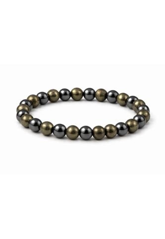 Manilla Pulsera Hombre Pirita Acerina 8mm UrbenMood