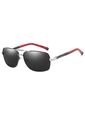 Gafas Lentes Sol Polarizados UV400 Conduccion 8724 Negro Rojo de UrbenMood