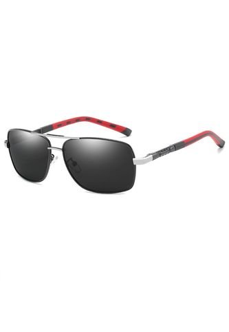 Gafas Lentes Sol Polarizados UV400 Conduccion 8724 Negro Rojo UrbenMood