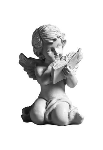 Figura Decorativa Angel Lectura Blanco SB1203- UrbenMood